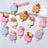 50Pcs DIY Ice Cream Popsicle Charms Strawberry PC Decorations for Phone Case Hair Accessories - Pink - 6