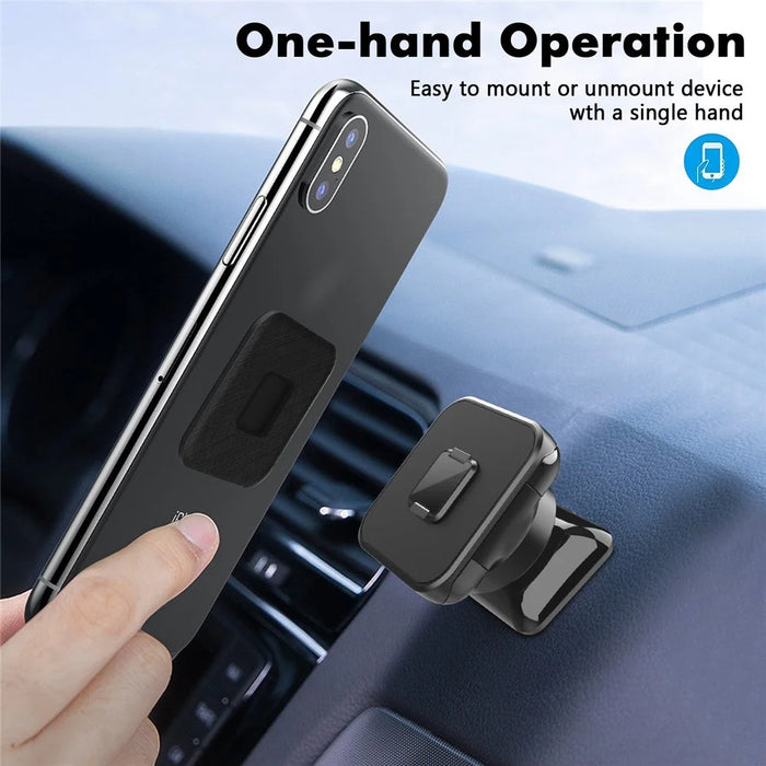 HL-148B Magnetic Adsorption Phone Holder 360 Degree Rotatable Bracket with Adhesive Base - 4