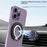 Magnetic Ring Stand 360° Rotation Foldable Finger Grip Dual-Axis Zinc Alloy Phone Kickstand - Black - 7