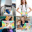 For Samsung Galaxy Tab A8 10.5 (2021)  /  (2022) Silicone+PC Hand Strap Tablet Cover Kickstand Anti-drop Case with Shoulder Strap - Multi-color - 3