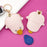 BMCS LIFE Cute Access Card PU Leather Protective Cover Keychain Car Key Ring Bag Pendant - Duck - 2