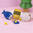 BMCS LIFE Cute Access Card PU Leather Protective Cover Keychain Car Key Ring Bag Pendant - Duck - 3