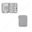 BUBM DISXS-MYB Mini Single Layer Data Cable U-Disk Carrying Pouch Travel Digital Accessories Zipper Storage Bag - Grey - 2
