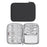 BUBM DISXS-MYB Small Size Single Layer Data Cable Power Bank Carrying Pouch Travel Digital Accessories Storage Bag - Black - 1