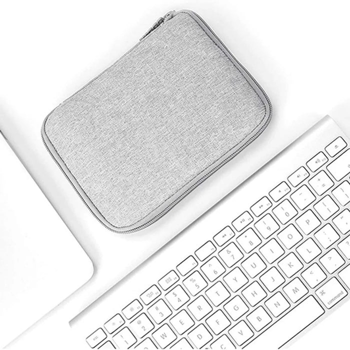 BUBM DISXS-MYB Small Size Single Layer Data Cable Power Bank Carrying Pouch Travel Digital Accessories Storage Bag - Black - 5