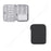 BUBM DISXS-MYB Small Size Double Layer Data Cable U-Disk Power Bank Carrying Pouch Digital Accessories Storage Bag - Black - 2