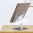 P54 Adjustable Folding Mobile Phone Stand Tablet Riser Heat Dissipation Cooling Bracket Holder - Rose Gold - 4