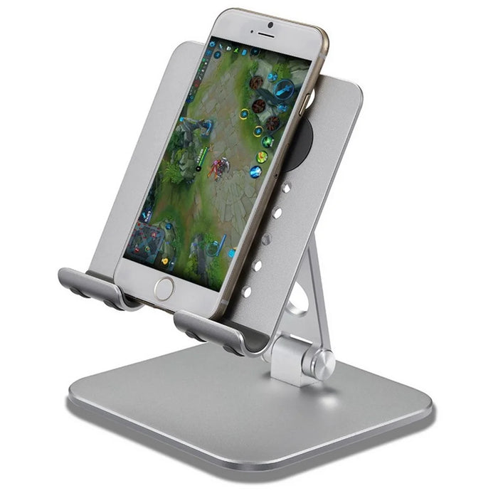 P54 Adjustable Folding Mobile Phone Stand Tablet Riser Heat Dissipation Cooling Bracket Holder - Rose Gold - 6