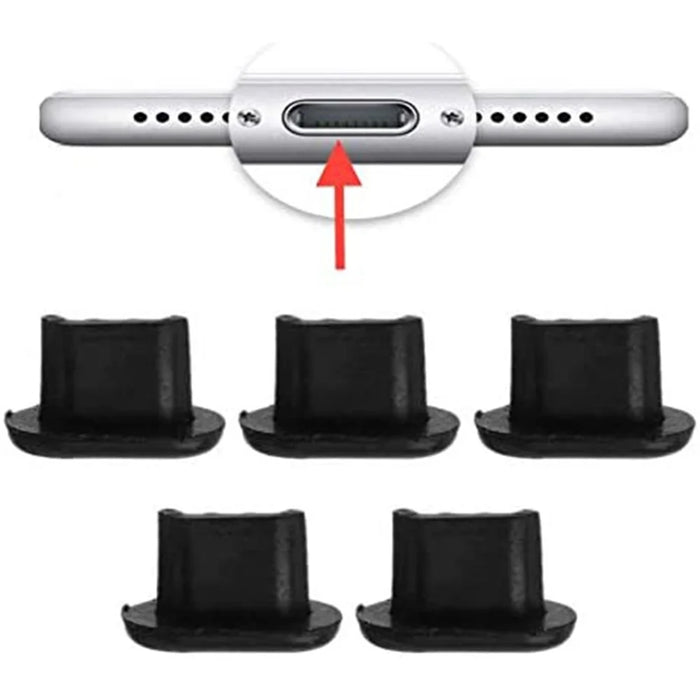 Phone Anti-dust Plug for Lightning Port, Cell Phone Dirt Prevention Plug Dust Cover Cap - White - 4