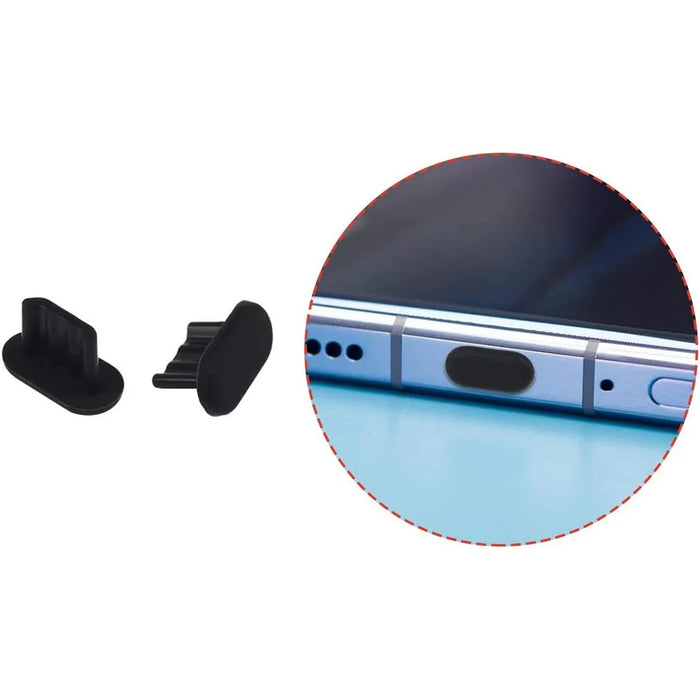 Phone Anti-dust Plug for Lightning Port, Cell Phone Dirt Prevention Plug Dust Cover Cap - White - 5