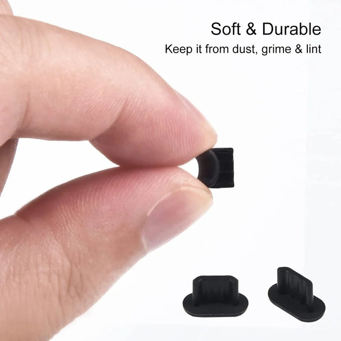 Phone Anti-dust Plug for Lightning Port, Cell Phone Dirt Prevention Plug Dust Cover Cap - White - 6
