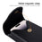 6.7 inch Mobile Phone Waist Bag Vertical PU Leather Belt Hanging Phone Storage Bag - Black - 2