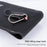 6.7 inch Mobile Phone Waist Bag Vertical PU Leather Belt Hanging Phone Storage Bag - Black - 3
