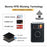 MUXMA MX112 Adhesive Phone Card Holder Ring Stand RFID Blocking Cowhide Texture Leather Card Pocket - Black - 4