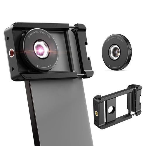 APEXEL MS009 Phone Microscope LED Light Design Microscope Magnifier with Telescopic Cell Phone Clip - 1