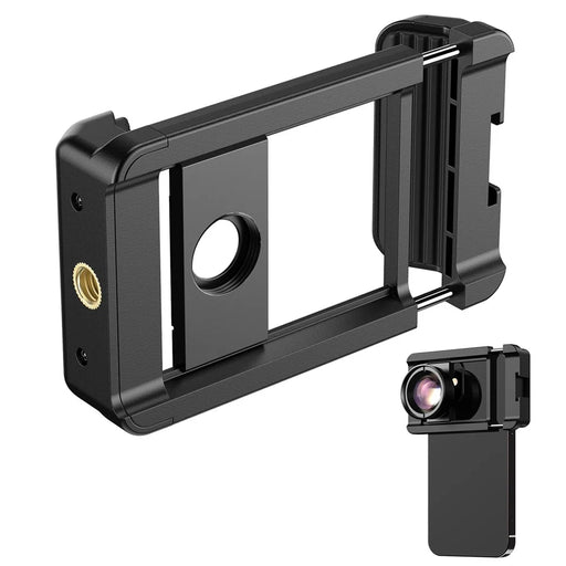 APEXEL F001 Portable Smartphone Clip Cage External Camera Clip with 1 / 4 Inch Screw Hole for Selfie Stick, Camera Stand Tripod Mount - 1