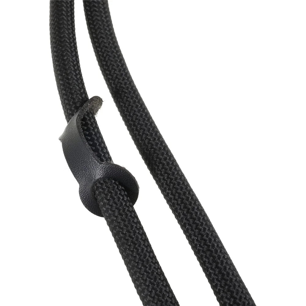 1.2m Thicken Mobile Phone Neck Shoulder Strap Anti-lost Phone Round Lanyard with Tether Tab - Black - 3
