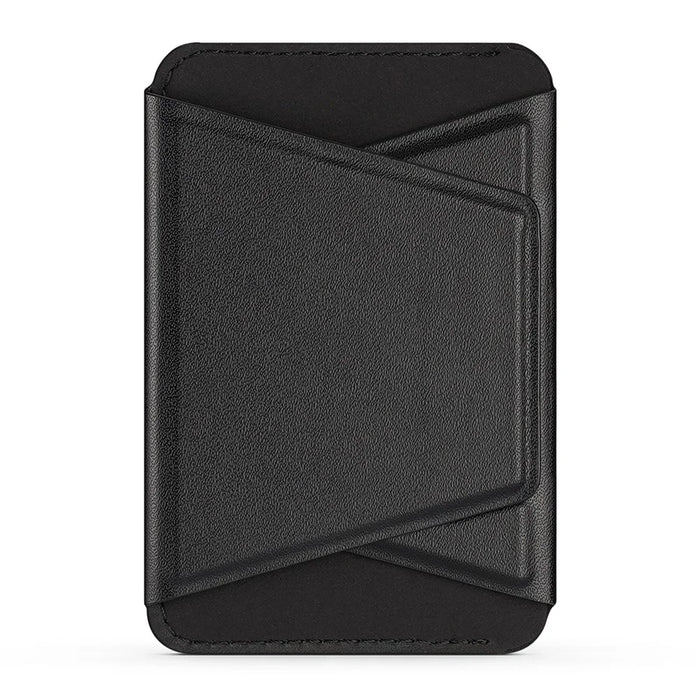 DUX DUCIS Magnetic Phone Stand Cell Phone Card Holder Wallet Case - Black - 3