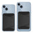 DUX DUCIS Magnetic Phone Stand Cell Phone Card Holder Wallet Case - Black - 6