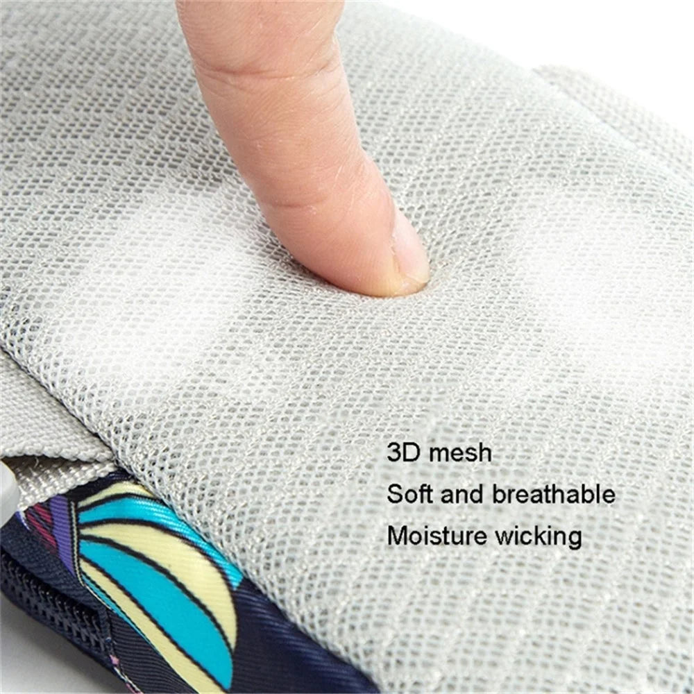 For Cell Phone Below 5.5-inch Hot Air Balloon Pattern Armband Pouch Running Phone Bag, Size S: 16*8cm - Rose - 4