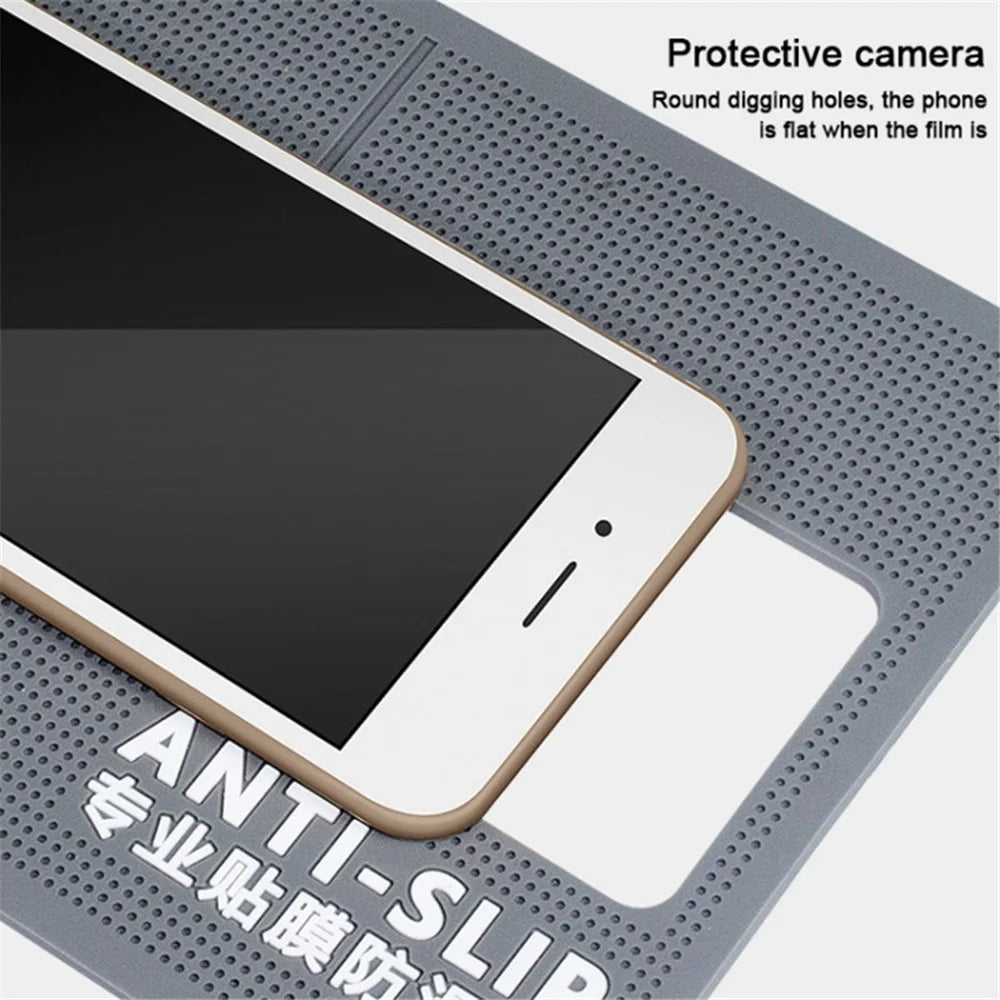 Anti-Slip Pad Sticky Gripping Pad Silicone Repair Maintenance Desk Mat for Cell Phone Repair Tools - 3