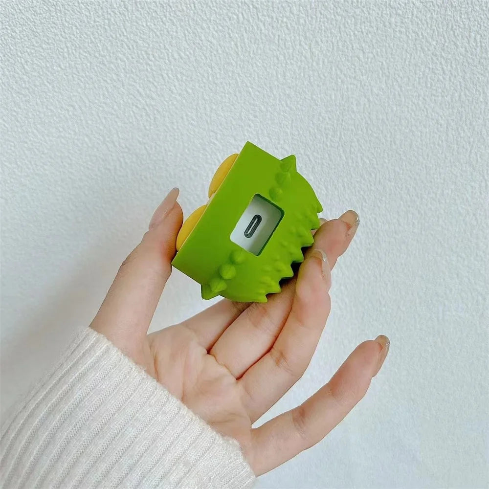 Durian Style For iPhone 18W / 20W Wall Charger Anti-Drop Silicone Case Set with Charging Cable Protector - Green - 5