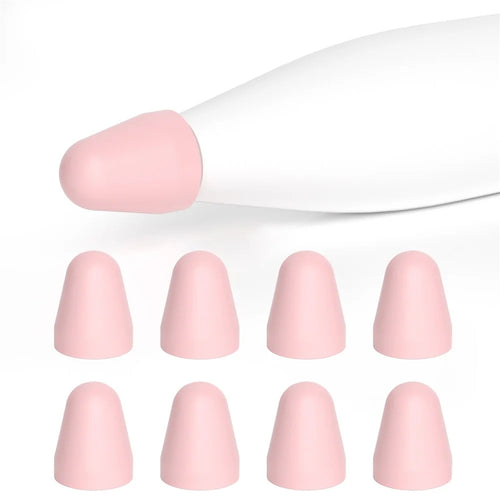8Pcs / Set Stylus Pen Nib Cover for Xiaomi Smart Pen (Gen 2) , TPU Pen Tip Sleeve - Pink - 1