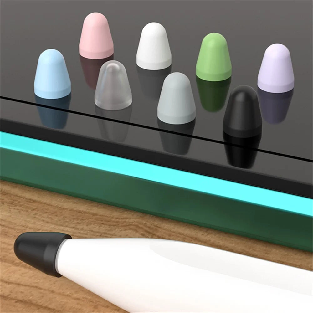 8Pcs / Set Stylus Pen Nib Cover for Xiaomi Smart Pen (Gen 2) , TPU Pen Tip Sleeve - Pink - 6