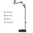 Cell Phone Floor Stand 175cm Adjustable Arm Stretchable Metal+ABS Phone Mount Holder for 5.5-9cm Width Devices - 4