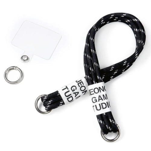 IMAK Phone Wrist Strap Detachable Cellphone Lanyard Anti-lost Wristlet Strap with Phone Patch, Short Style - Black - 1