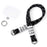 IMAK Phone Wrist Strap Detachable Cellphone Lanyard Anti-lost Wristlet Strap with Phone Patch, Short Style - Black - 1