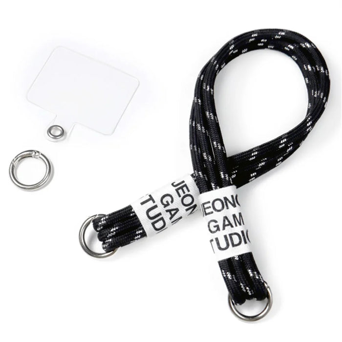IMAK Phone Wrist Strap Detachable Cellphone Lanyard Anti-lost Wristlet Strap with Phone Patch, Short Style - Black - 1