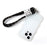 IMAK Phone Wrist Strap Detachable Cellphone Lanyard Anti-lost Wristlet Strap with Phone Patch, Short Style - Black - 2