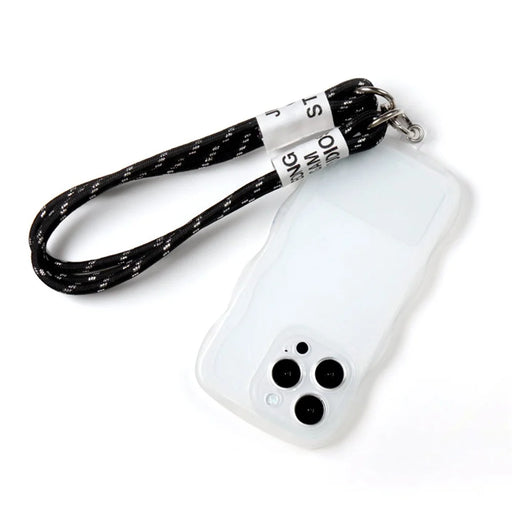 IMAK Phone Wrist Strap Detachable Cellphone Lanyard Anti-lost Wristlet Strap with Phone Patch, Short Style - Black - 2