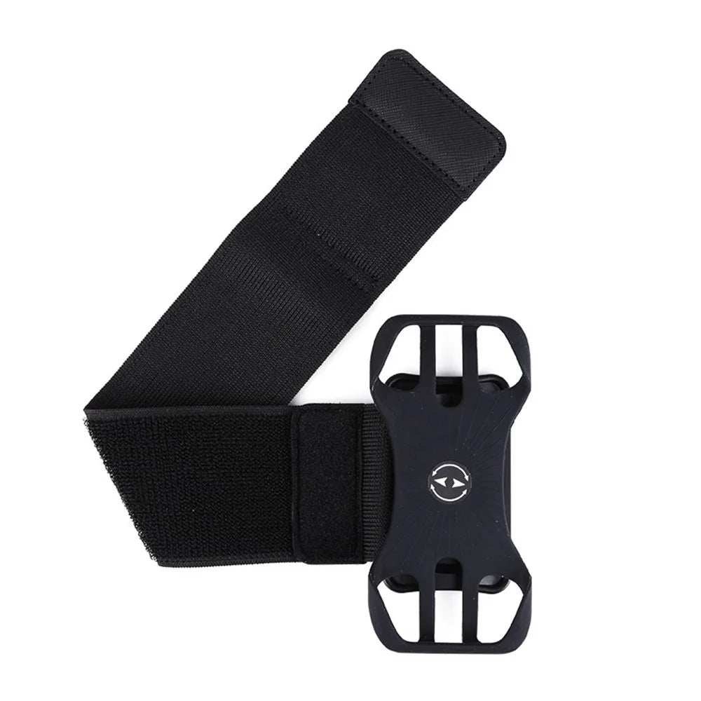 Detachable 360° Rotatable Forearm Armband Wristband Phone Holder for 4.5-7.0 inch Mobile Phone - Black - 1