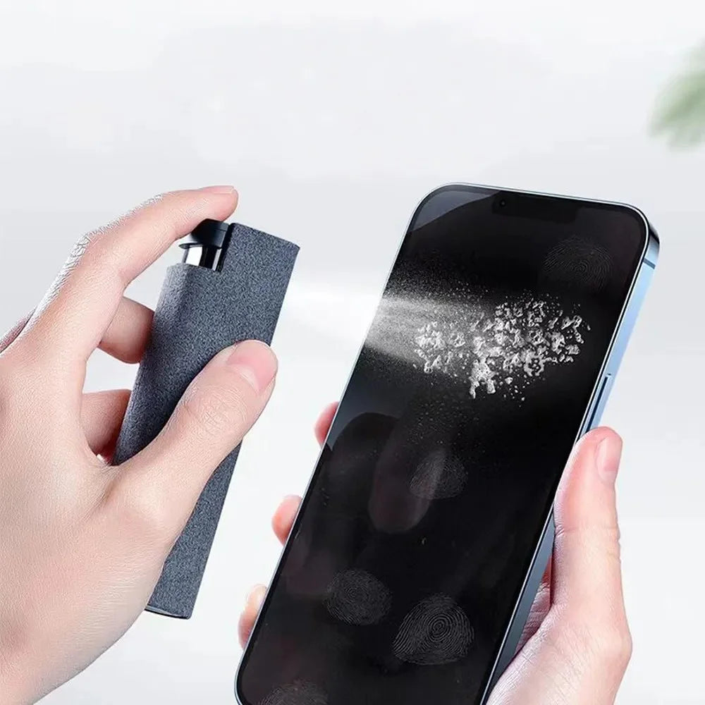 FA-007 Portable Screen Cleaner Touchscreen Mist Spray Cleaning Tool for Cell Phone, Tablet, Laptop (without Liquid) - Red - 5