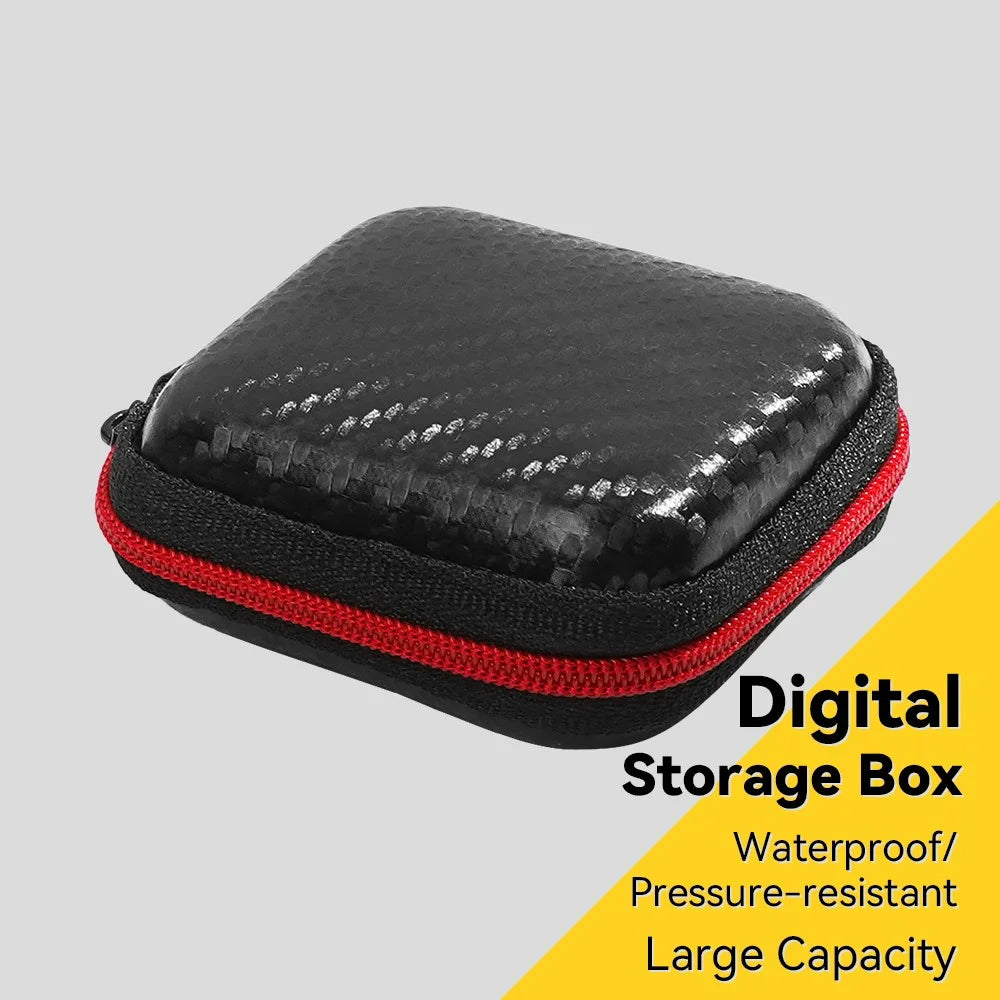 ESSAGER Shockproof EVA Data Cable Electronics Organizer Pouch Handbag Storage Hand Bag - 3