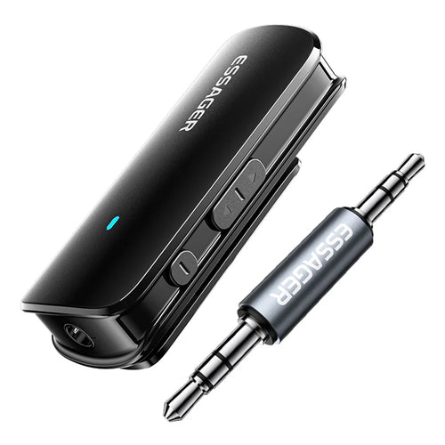 ESSAGER ES-BT09 Multifunctional Bluetooth-compatible Adapter Portable wired To Wireless BT5.3 Lavalier Converter Support Mic - 1