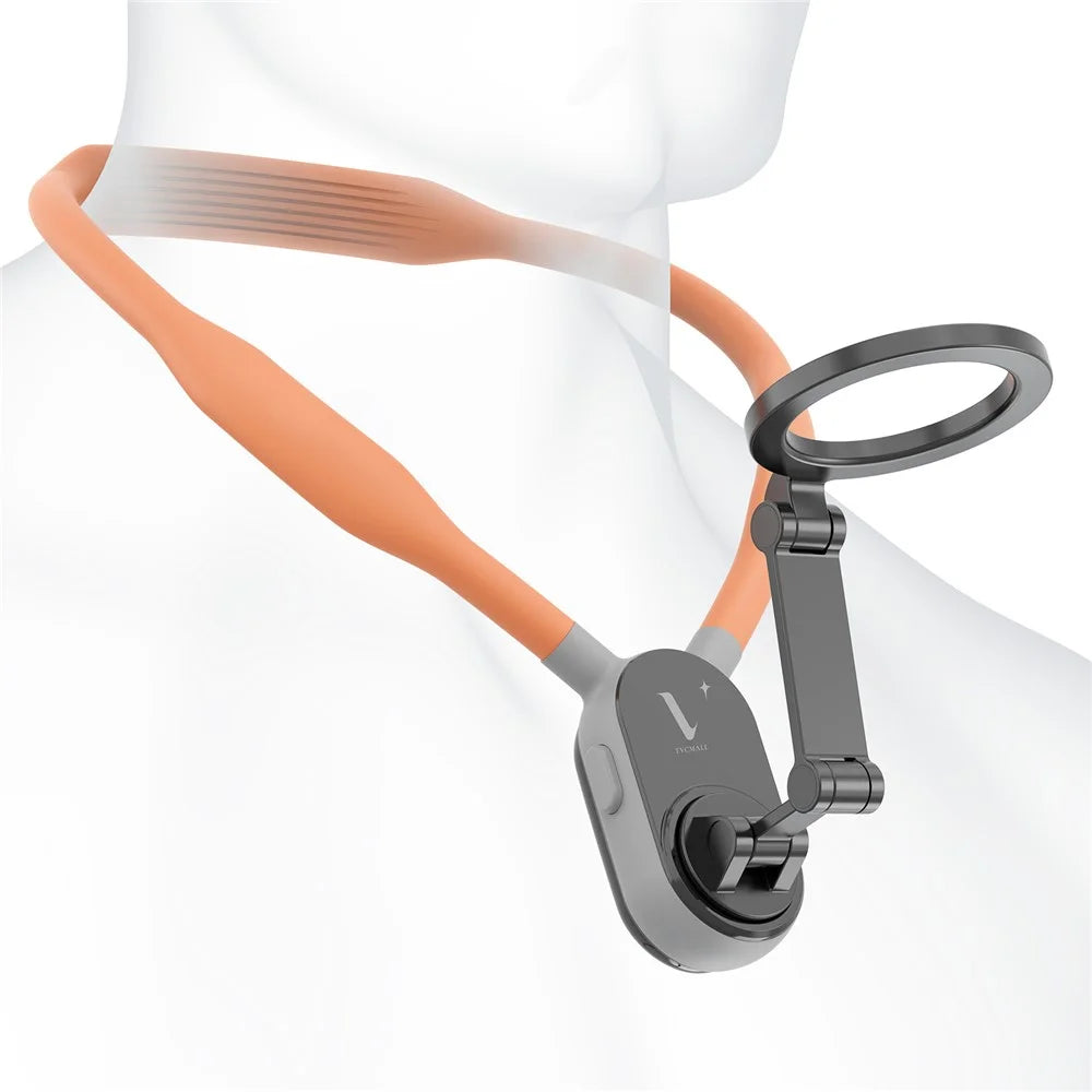 TVCMALL NH-01 For iPhone 12  /  13  /  14  /  15 Neck Mount Magnetic Bracket Phone Photography Neck Holder - 1