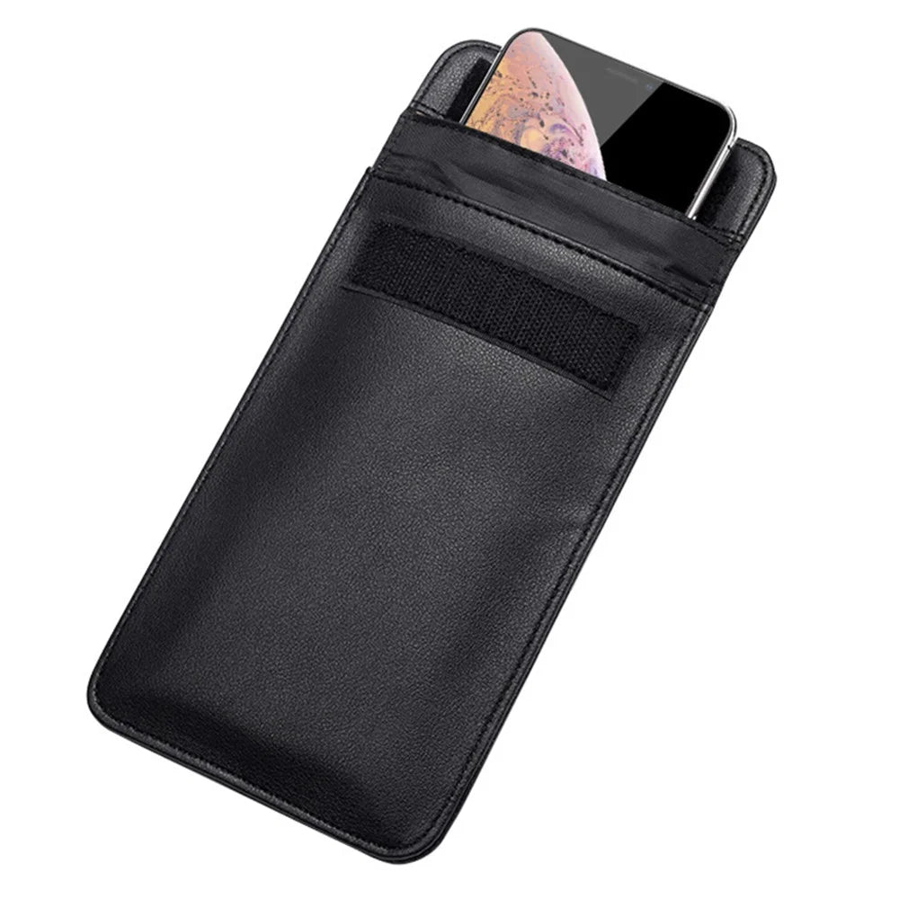 BJK-01 Size L Microfiber Signal Blocking Mobile Phone Anti-radiation Pouch Radiation Shielding Bag - 2