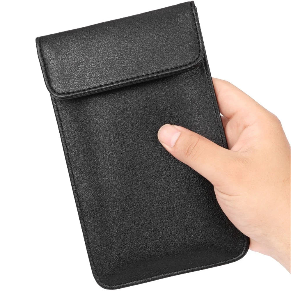 BJK-01 Size L Microfiber Signal Blocking Mobile Phone Anti-radiation Pouch Radiation Shielding Bag - 3