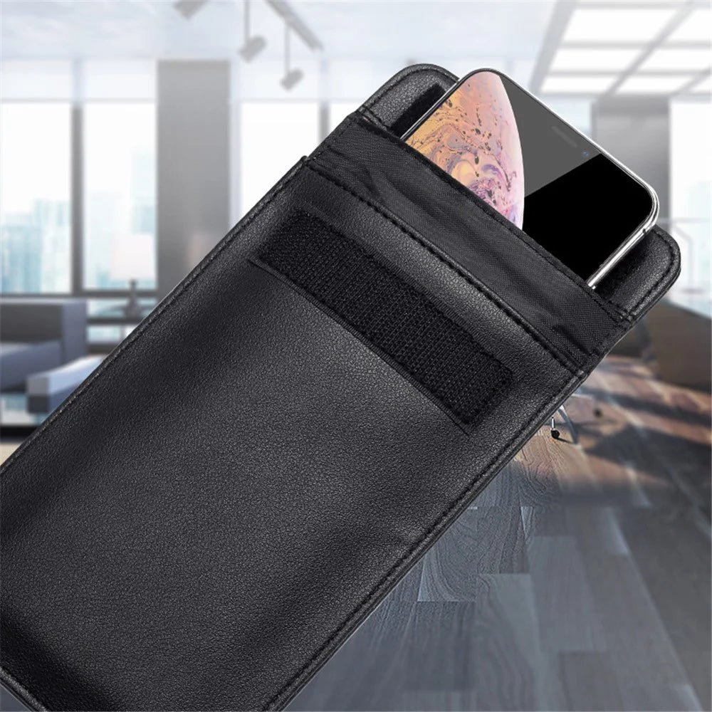 BJK-01 Size L Microfiber Signal Blocking Mobile Phone Anti-radiation Pouch Radiation Shielding Bag - 5
