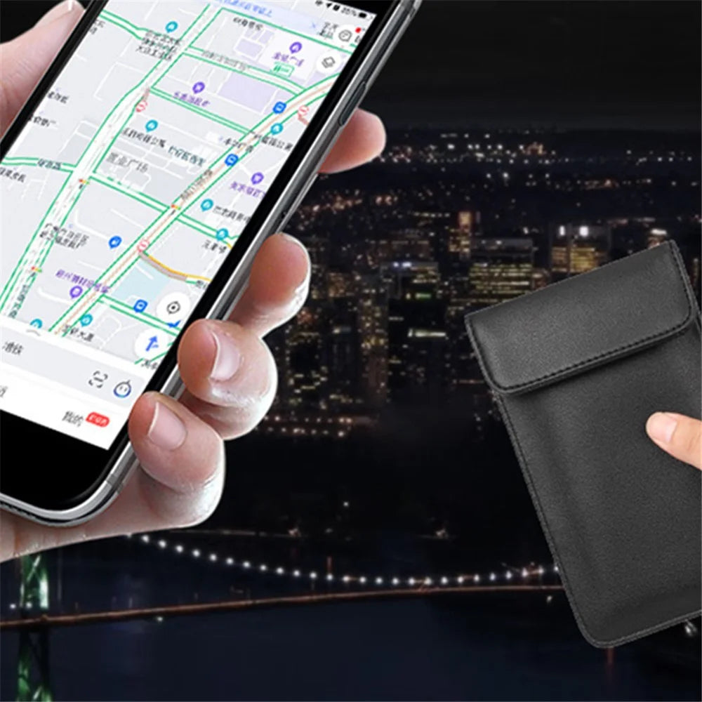 BJK-01 Size L Microfiber Signal Blocking Mobile Phone Anti-radiation Pouch Radiation Shielding Bag - 7