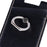 MRC03 Ring Kickstand 3 Cards Case Adhesive Phone Card Holder Support Magnetic Car Mount - Black - 2