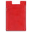 MRC02 PU Leather Sticky Single Card Holder Magnetic Car Mount Phone Card Case - Red - 1