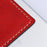 MRC02 PU Leather Sticky Single Card Holder Magnetic Car Mount Phone Card Case - Red - 6