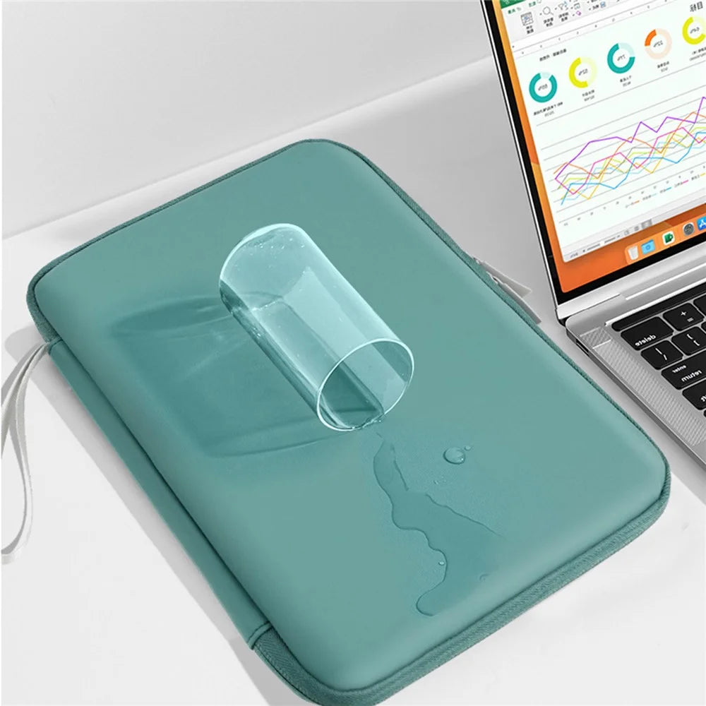Universal 12.9 inch Tablet Sleeve Bag Water Resistant Carrying Case with Strap - Blue - 3