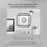 NILLKIN SnapHold Ultra Magnetic Sticker Self-adhesive Tablet Wall Mount Stand - Black - 6