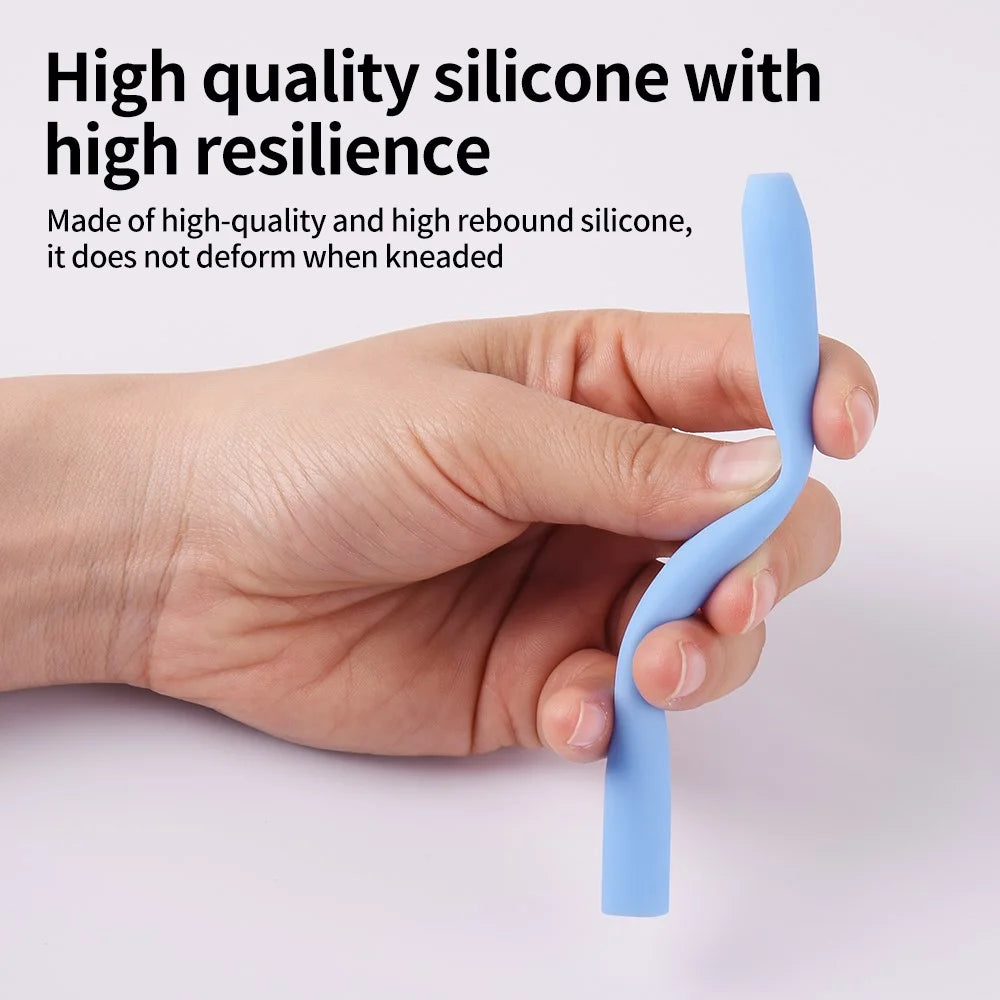 For Apple Pencil (USB-C) Silicone Sleeve with 2 Tip Caps, Drop-Proof Stylus Protective Case - Matcha Green - 5