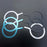Metal Ring Sticker Magnetic Wireless Charging Ring - Black - 2